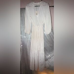 NWT A New Day White Maxi Dress sz L🤍